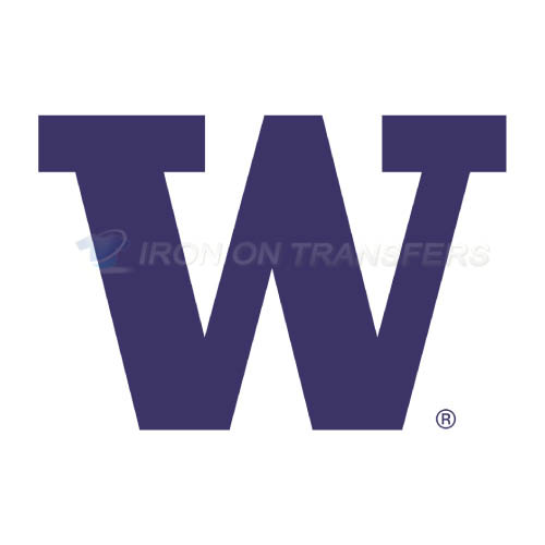 Washington Huskies Logo T-shirts Iron On Transfers N6894 - Click Image to Close